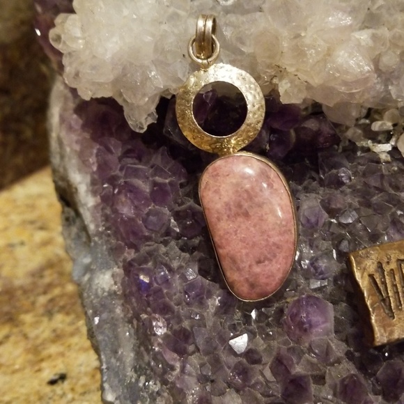 Jewelry | Ss Unique Gemstone Pendant | Poshmark